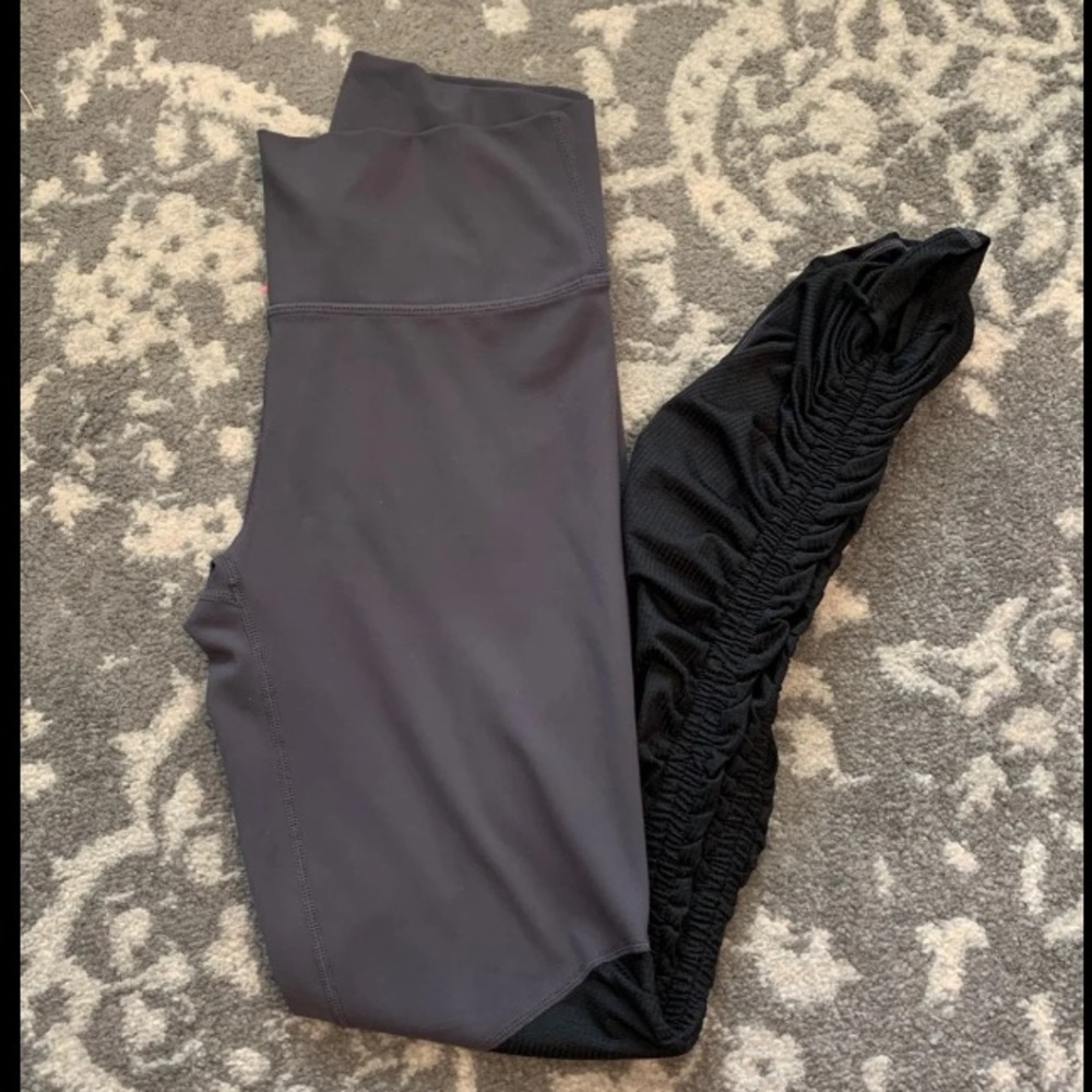 Fabletics high waisted drawstring leggings